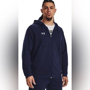 Under Armour Men's Hoodie Sweatshirt Size XS Loose Fit Midnight Navy Blue NWT A